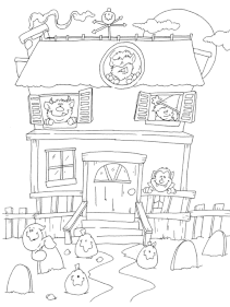 48 Coloriages Maison Gratuits à Imprimer 6