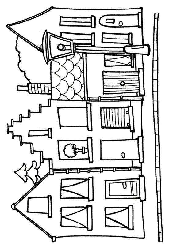 48 Coloriages Maison Gratuits à Imprimer 27