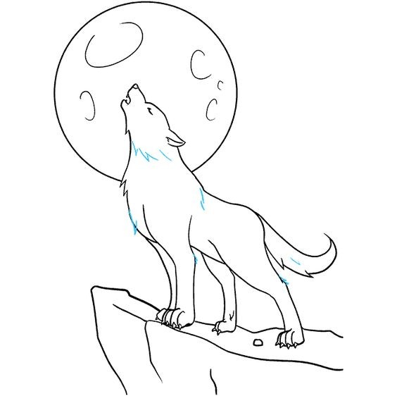 51 Coloriages Loup Gratuits à Imprimer 13