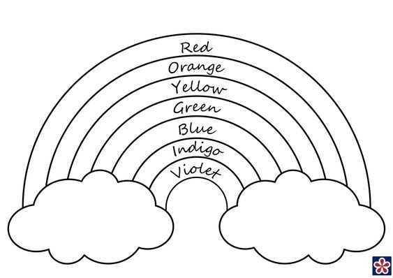 44 Coloriages Arc En Ciel Gratuits A Imprimer 9