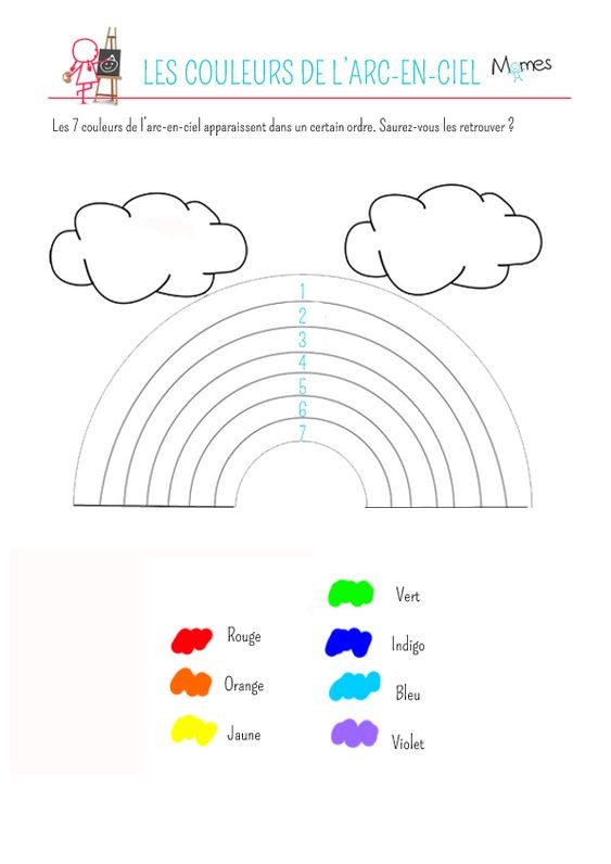 44 Coloriages Arc En Ciel Gratuits A Imprimer 39