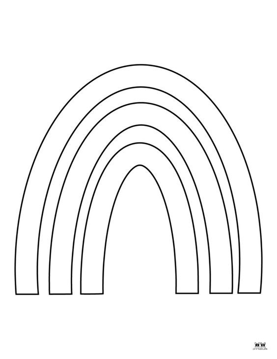 44 Coloriages Arc En Ciel Gratuits A Imprimer 44