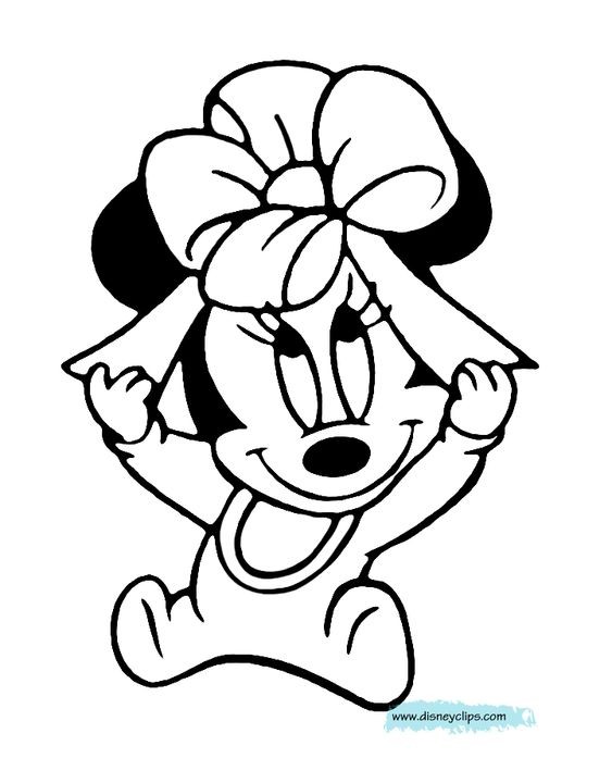 53 Coloriages Minnie Gratuits à Imprimer 1