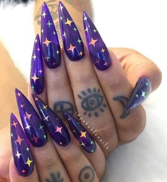 54 idées amusantes et effrayante d'ongles pour la fête d'Halloween 52