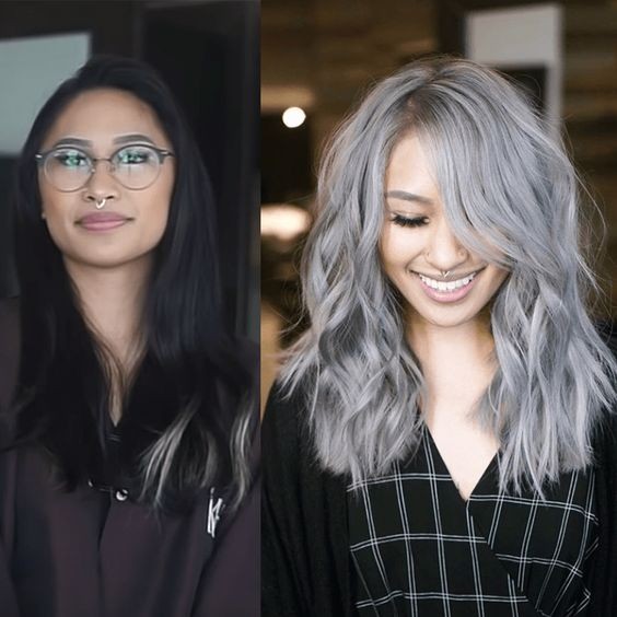 52 colorations cheveux patine avant après 29