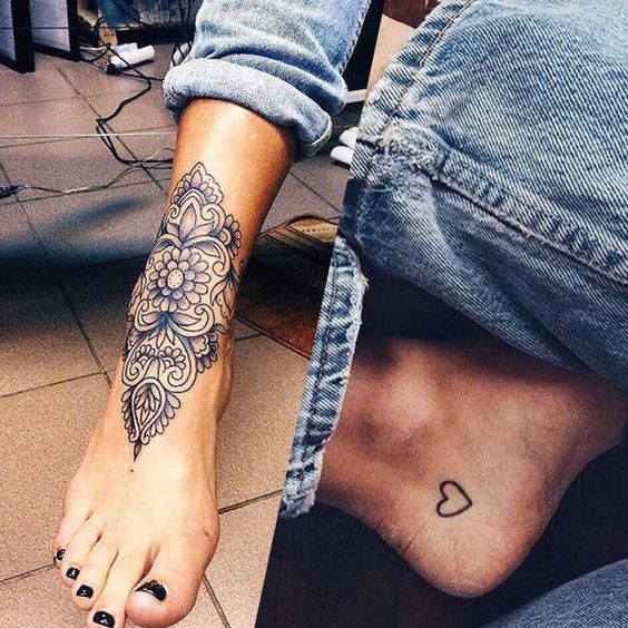 39 Tatouages chevilles à la fois discrets, délicats et sensuels 8