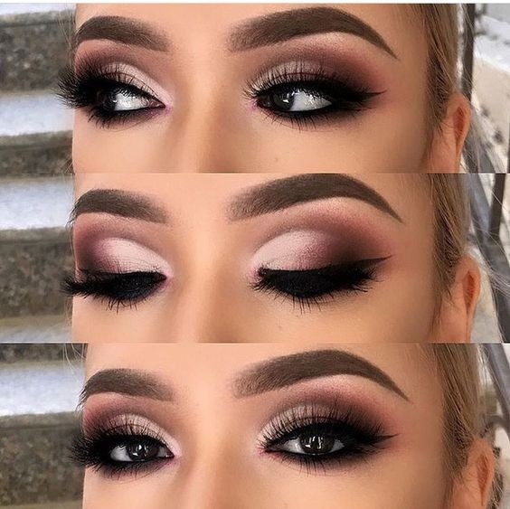 32 maquillages de mariée pour les yeux marrons 12