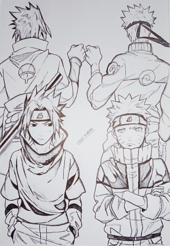 Apprendre le dessin manga Naruto 34