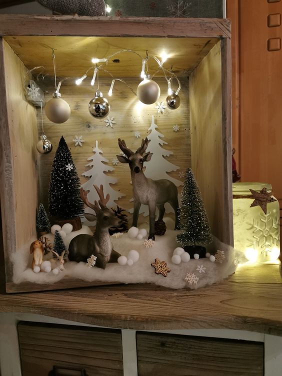 36 superbes idées de décorations confortables pour Noël 15