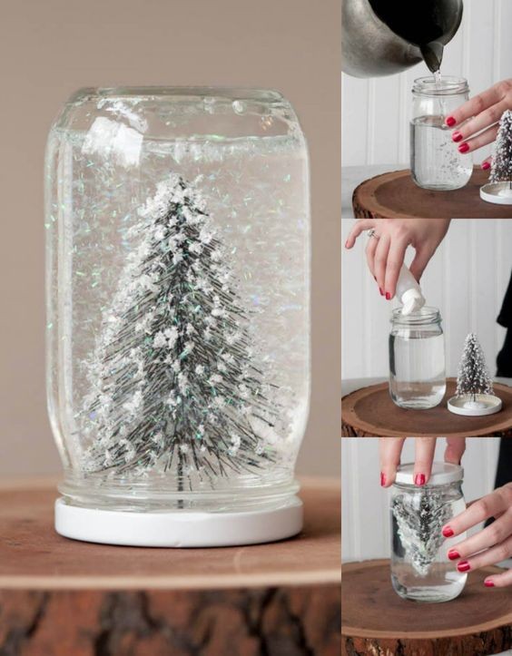 9 Déco de Noël avec des bocaux en verre 3