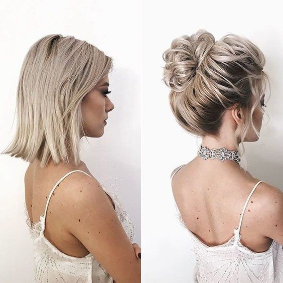 11 Coiffures de mariage pour cheveux mi-longs 5