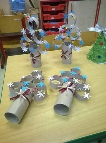 12 Activités manuelles de Noël pour les enfants avec du carton 4