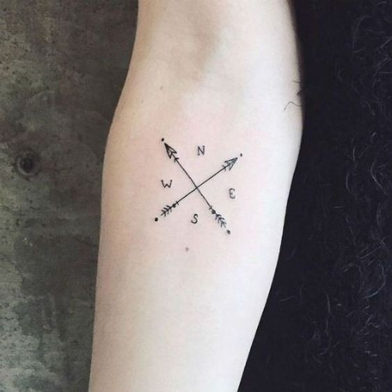 Tatouages boussole : 38 idées pour vous aider à trouver votre voie 38