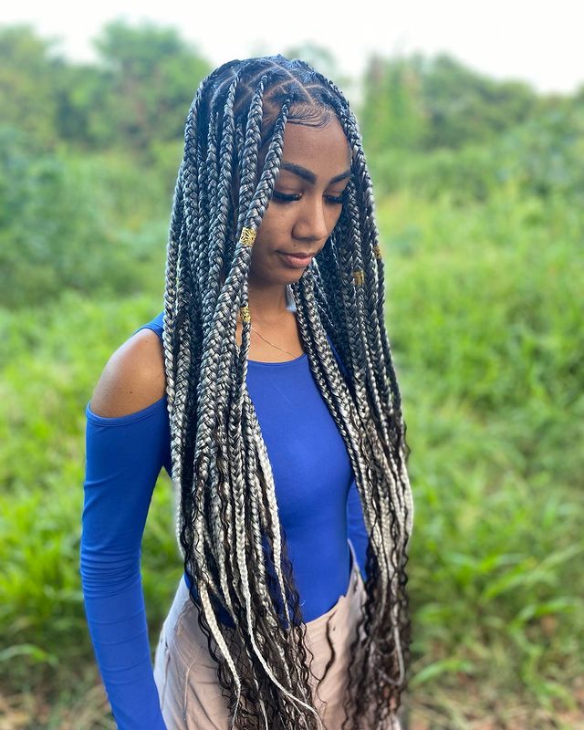 40 Box Braids Incontournables Pour Libérer Votre Déesse Intérieure en 2023 28