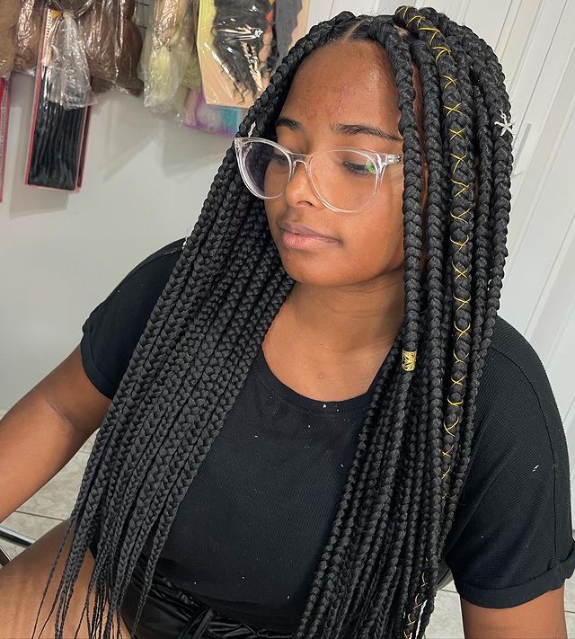 40 Box Braids Incontournables Pour Libérer Votre Déesse Intérieure en 2023 38