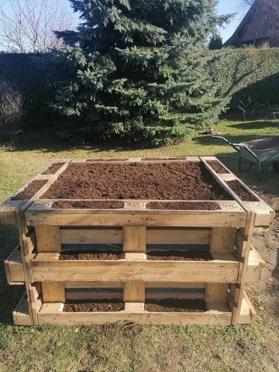 Potager en palette : 41 exemples de fabrications réussies pour t'inspirer 31