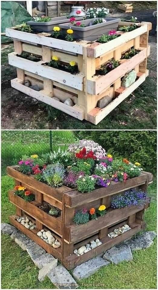 Potager en palette : 41 exemples de fabrications réussies pour t'inspirer 4