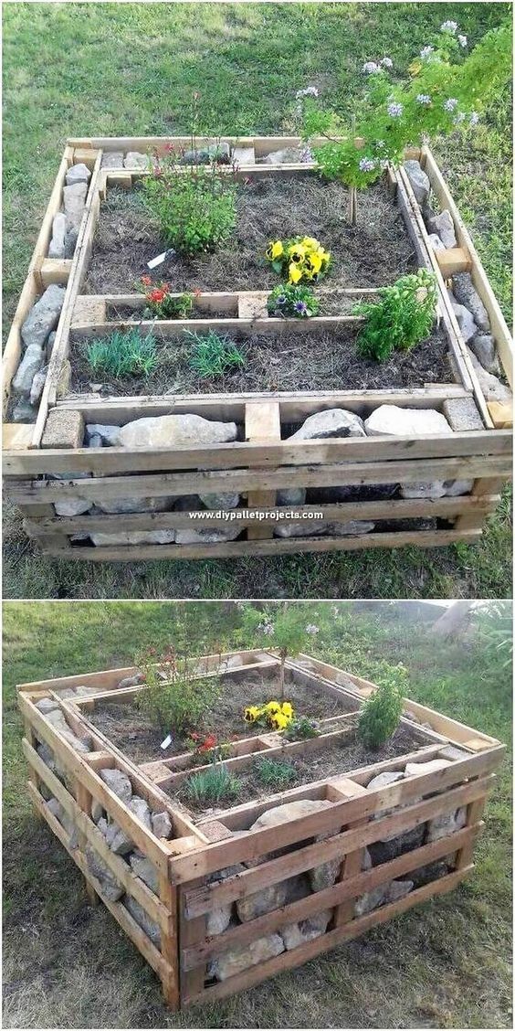 Potager en palette : 41 exemples de fabrications réussies pour t'inspirer 15