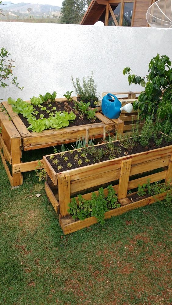 Potager en palette : 41 exemples de fabrications réussies pour t'inspirer 20