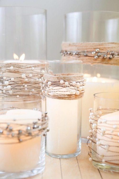 10 déco de mariage diy avec des bougies 10