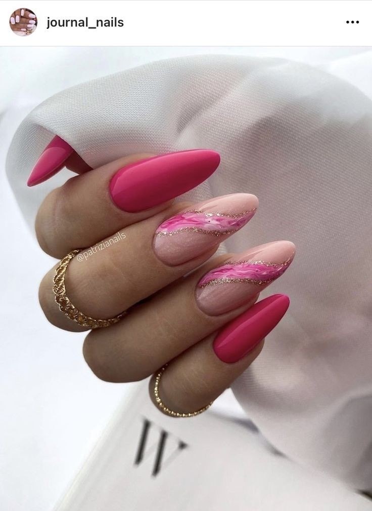 17 idées pour des ongles roses Barbie 11