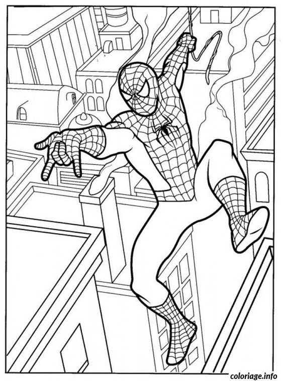 19 top idées de Coloriage Spiderman Gratuit à imprimer 11