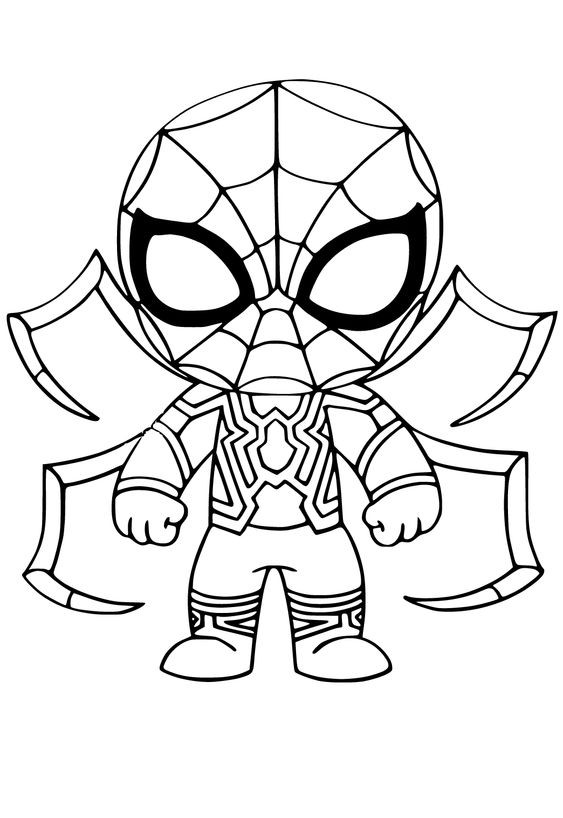 19 top idées de Coloriage Spiderman Gratuit à imprimer 14