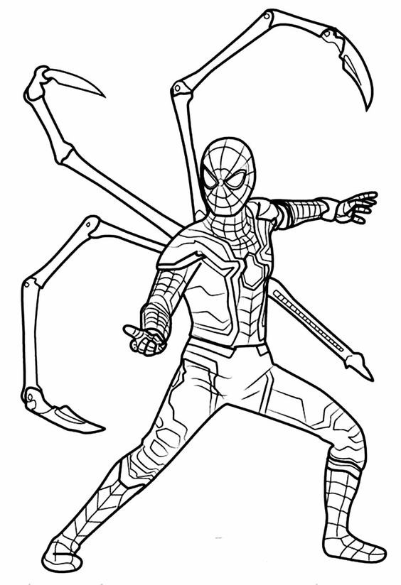 19 top idées de Coloriage Spiderman Gratuit à imprimer 18