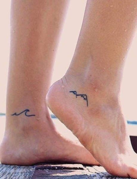 20 Superbes idées de tatouages montagne 4