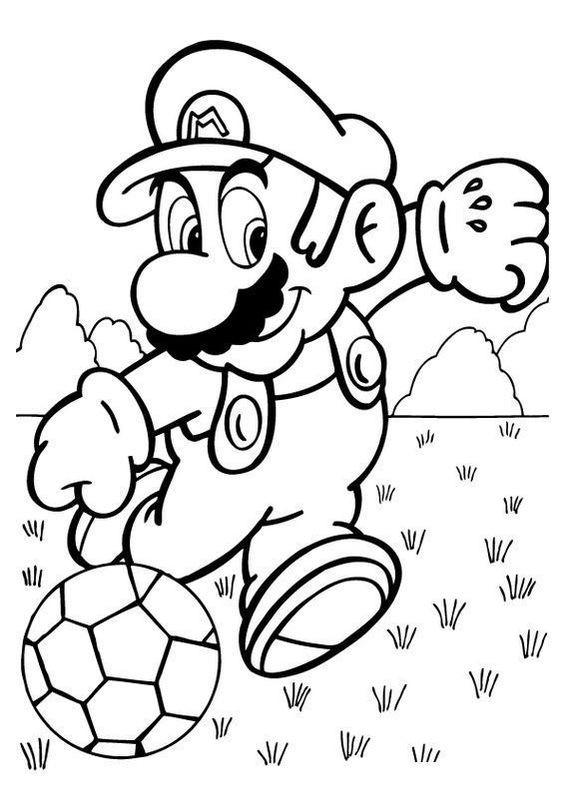 22 top idées de Coloriages Mario Gratuits à imprimer 4