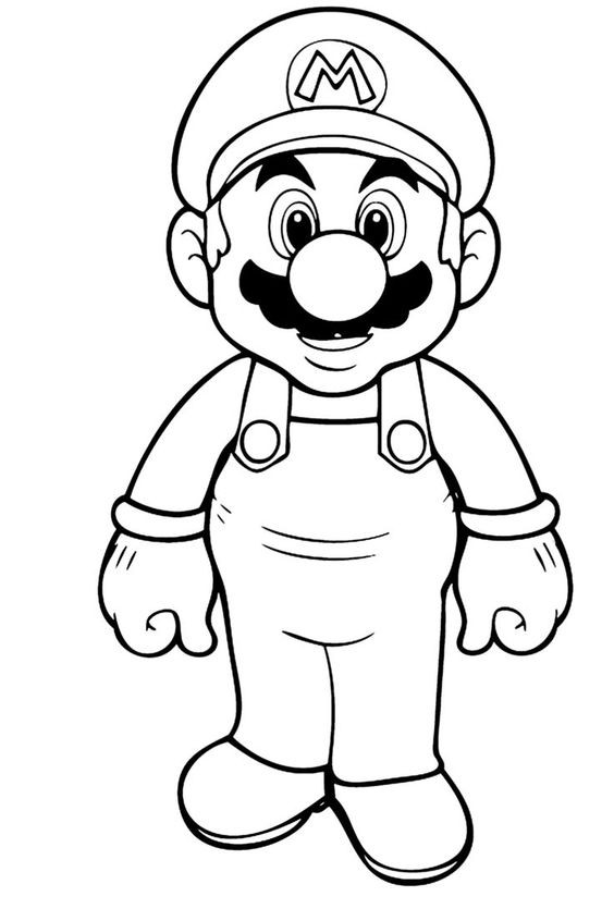 22 top idées de Coloriages Mario Gratuits à imprimer 1