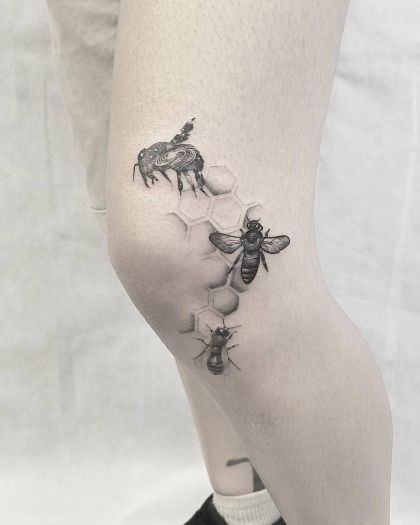 9 Top idées de Tatouages Abeille 29