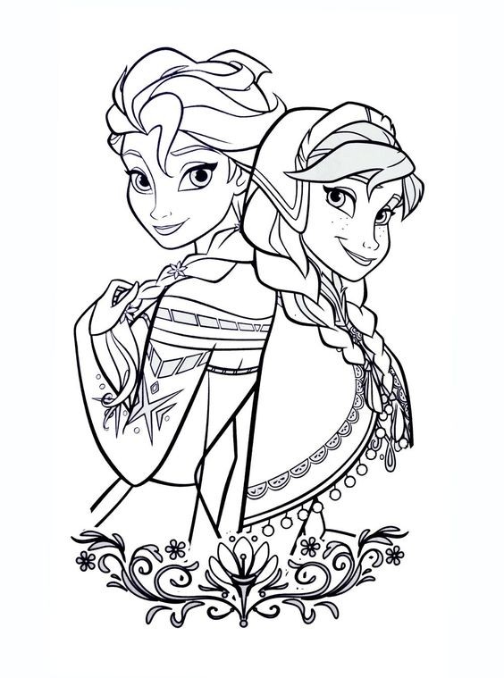 Coloriage princesse : 25 Dessins de Princesses Faciles à Colorier 10