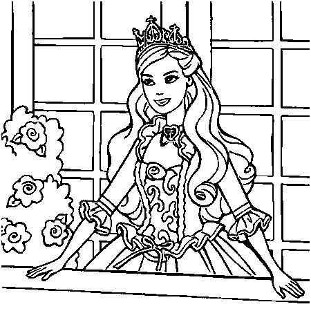 Coloriage princesse : 25 Dessins de Princesses Faciles à Colorier 16