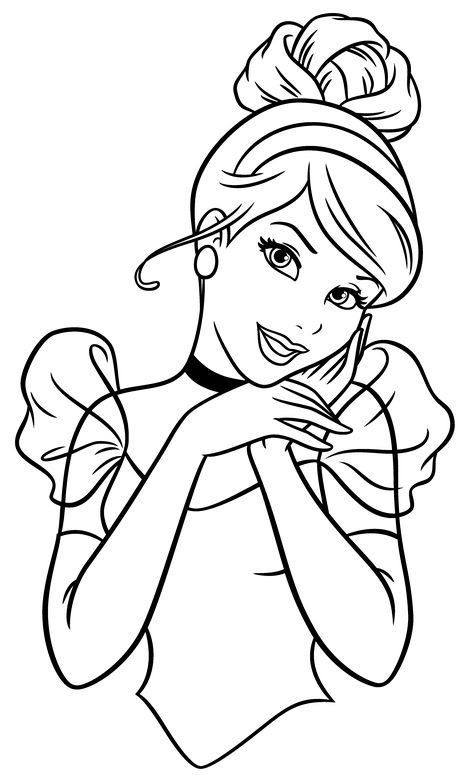 Coloriage princesse : 25 Dessins de Princesses Faciles à Colorier 18