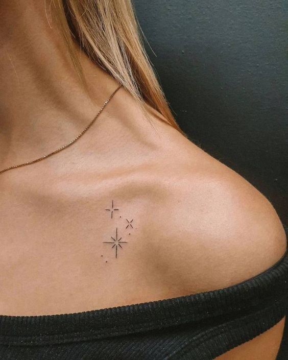 44 top idées de tatouages étoiles + leurs significations 43