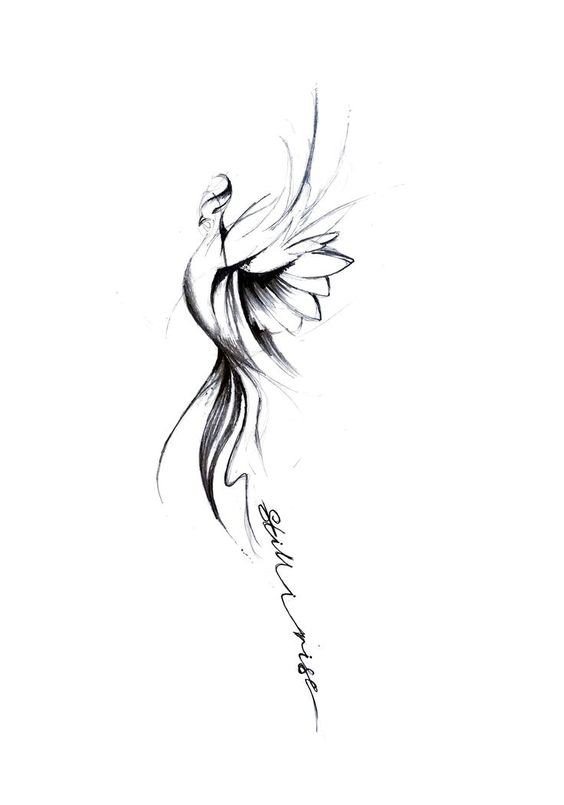 14 superbes tatouages ??de Phoenix pour les femmes 13