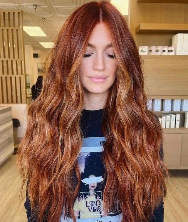 12 couleurs cuivrées avec effet et mèche blonde 4