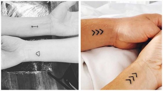 17 Petits Tatouages Discrets à Partager en Couple 23