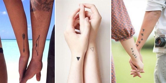 17 Petits Tatouages Discrets à Partager en Couple 35