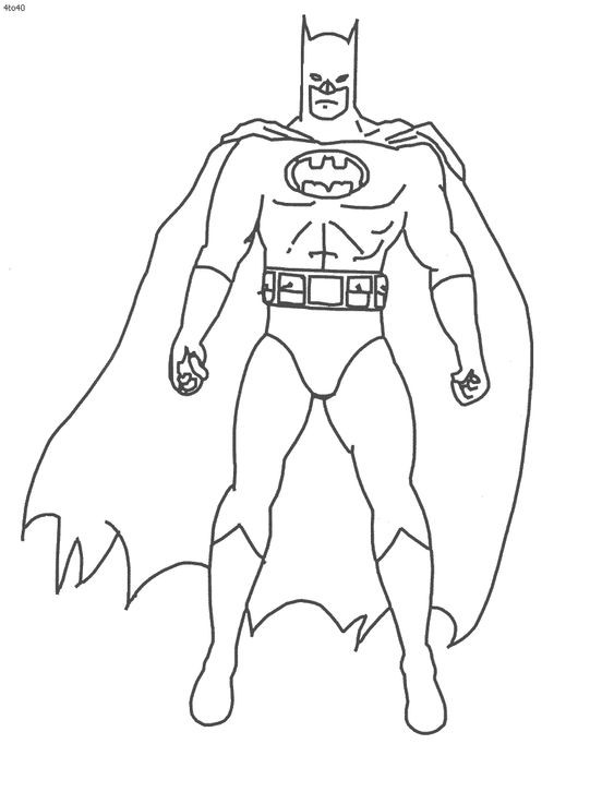 Coloriage Batman : 20 Idées pour faire un coloriage unique 9