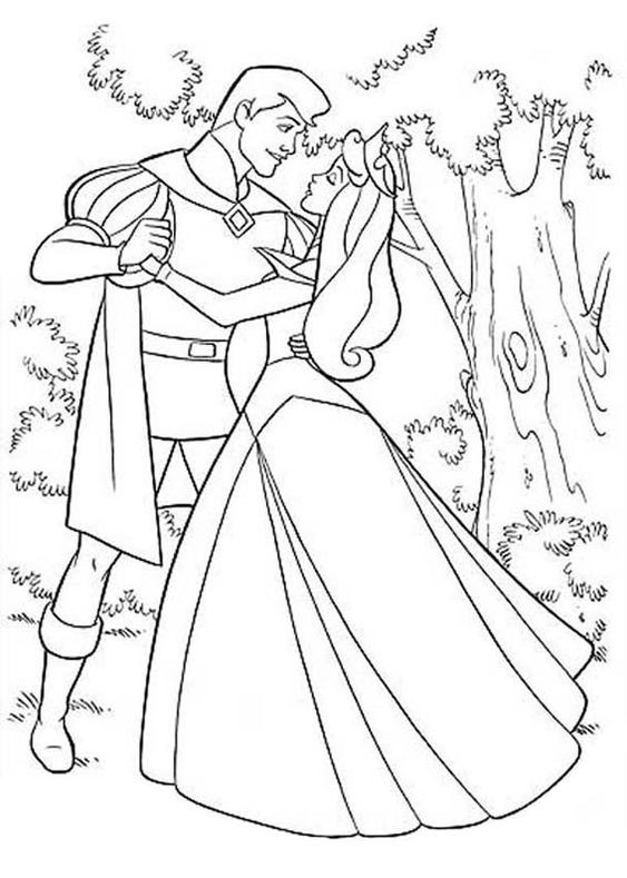 Coloriage princesse : 25 Dessins de Princesses Faciles à Colorier 28