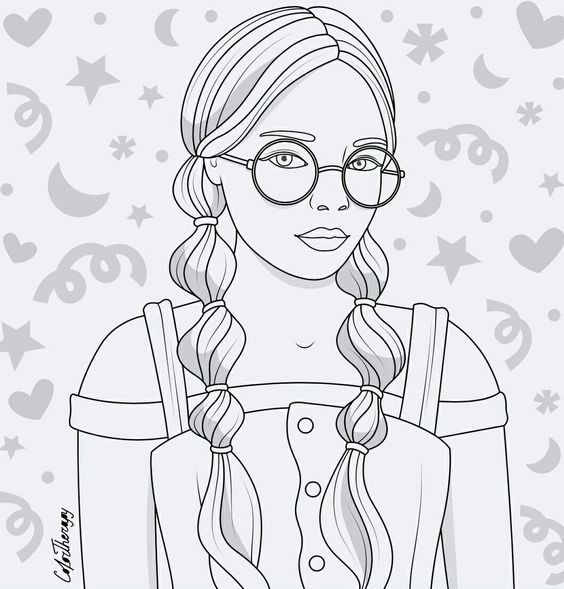 18 Coloriages pour filles de 14 ans 9