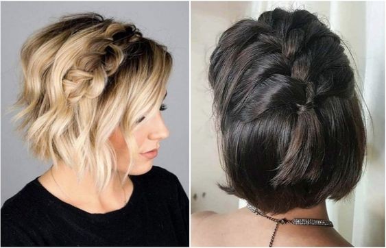 Coupe courte mariage : 31 idées de coiffures de mariées pour cheveux courts 15