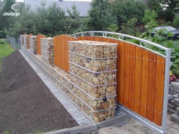 Gabions : 16 Décors de jardin à faire avec des cailloux 5