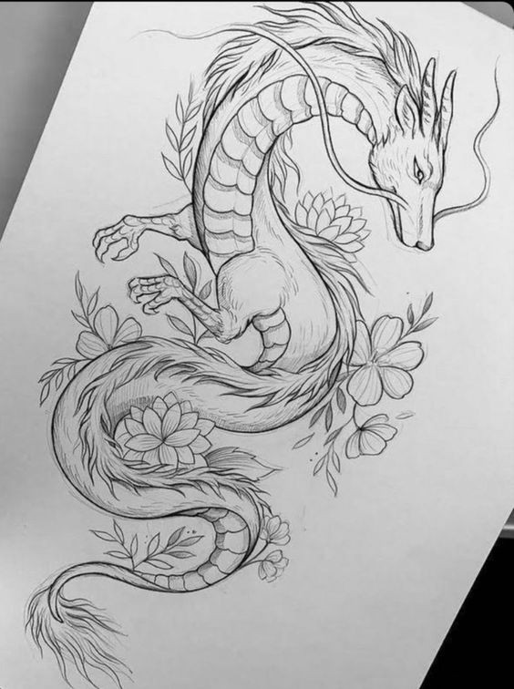 Tatouage Dragon Japonais : 19 Motifs & Dessins Pour S'inspirer 12