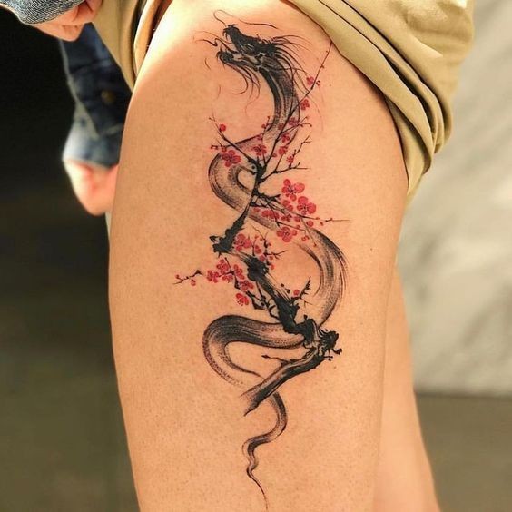 Tatouage Dragon Japonais : 19 Motifs & Dessins Pour S'inspirer 20