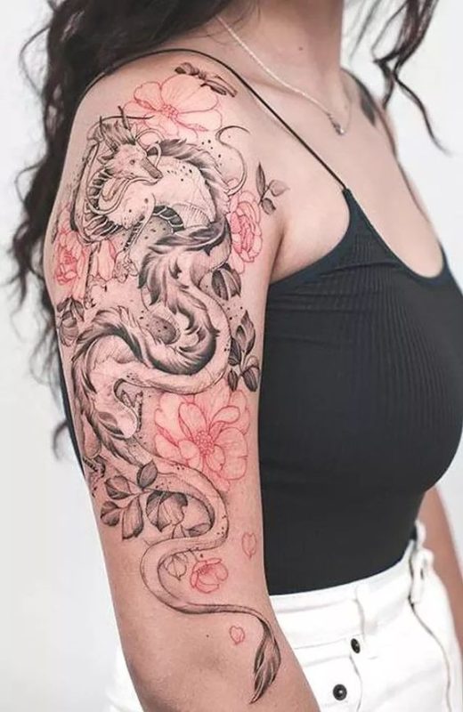 Tatouage Dragon Japonais : 19 Motifs & Dessins Pour S'inspirer 21