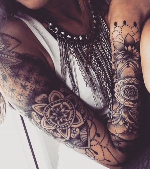 19 belles idées de tatouages mandala pour femme 17