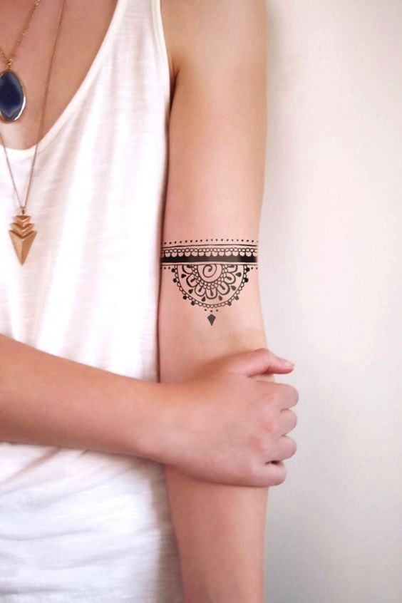 30 Tatouages Mandala Minimalistes (& Très Féminins) 10